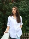 Andrine Linen White Shirt