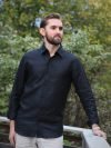 Bob Linen Black Shirt