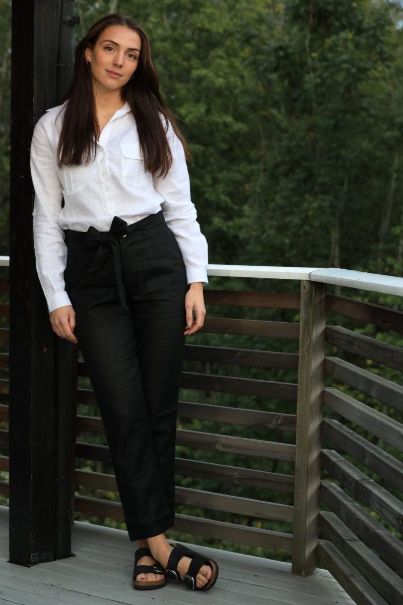 Belle Linen Loose Pants