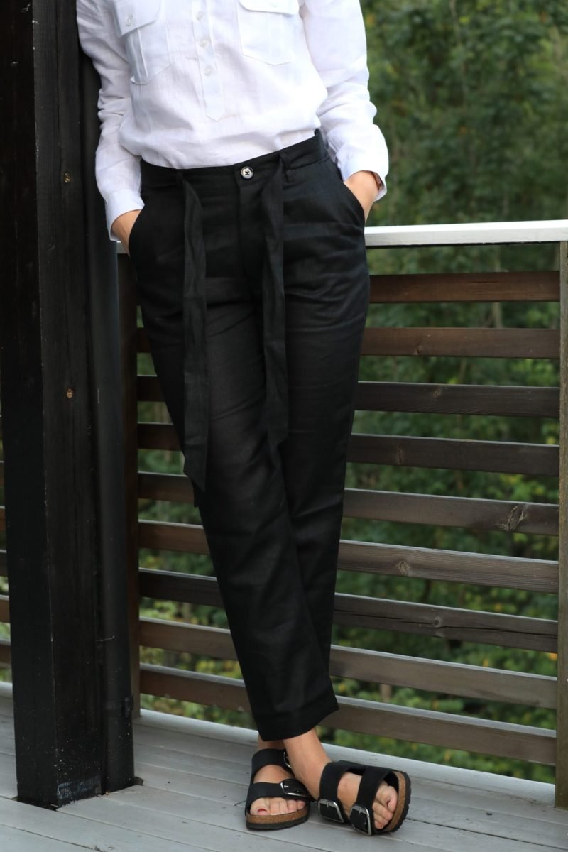 Belle Linen Loose Pants - Image 2