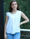 Bibi Linen White Top
