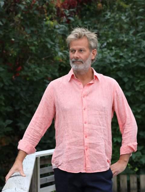 Bernhard Linen Red Shirt