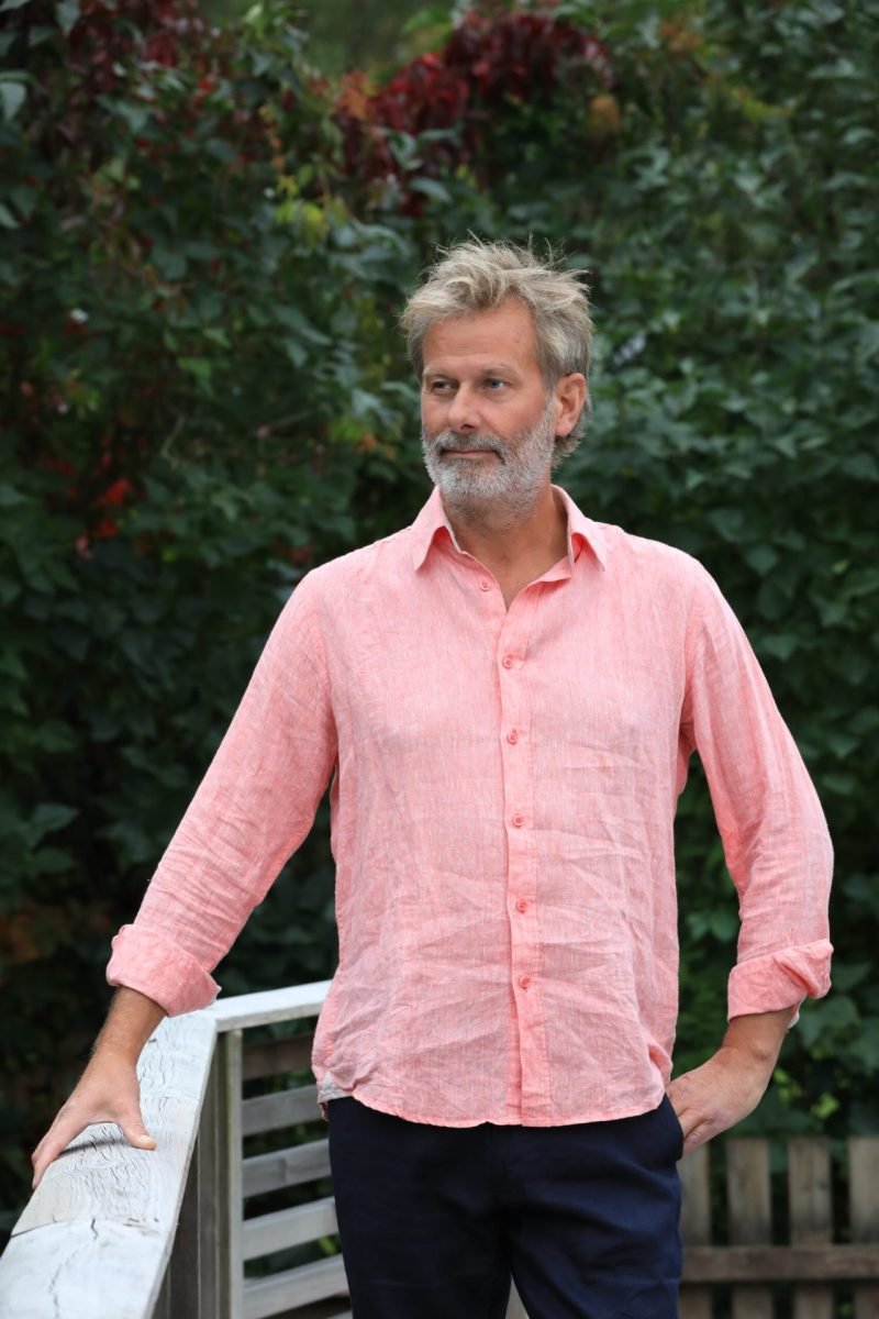 Bernhard Linen Red Shirt
