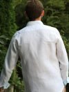 Bernhard Linen White Shirt - Image 4