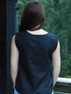 Bibi Linen Black Top - Image 2