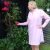 Anette Linen Pink Dress