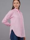Andrine Linen Pink Shirt - Image 4
