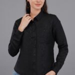 Berit Linen black Shirt
