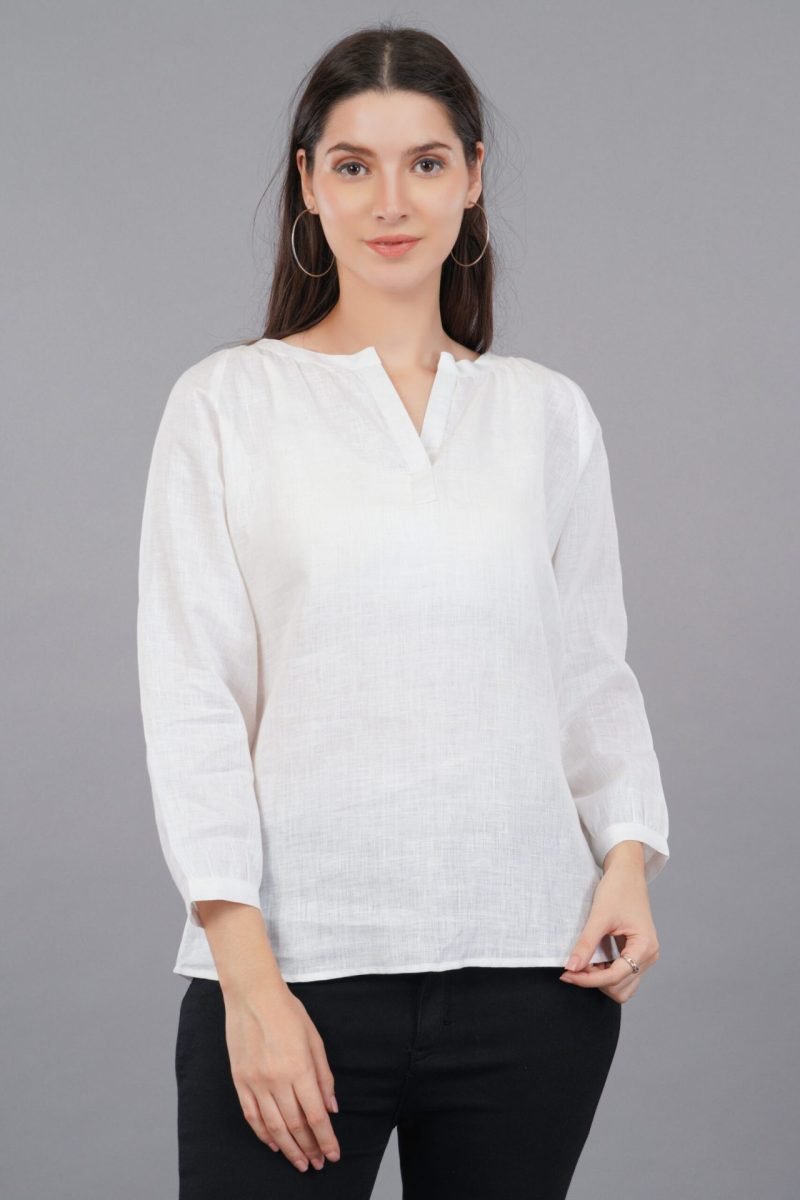 Bettina Linen Top