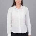 Berit Linen White Shirt