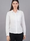 Berit Linen White Shirt