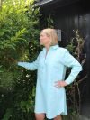 Anette Linen Skyblue Dress