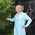 Anette Linen Skyblue Dress