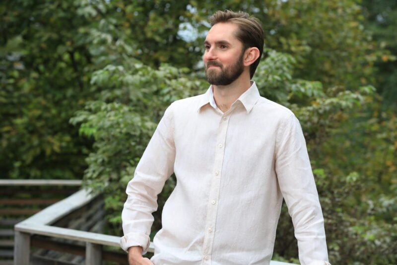 Bernhard Linen Beige Shirts - Image 2