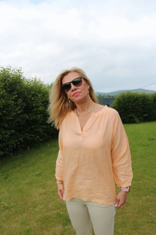 peach linen tops in Norway