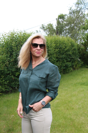 Olive Linen Tops in Norway