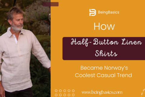 Half-Button Linen Shirts